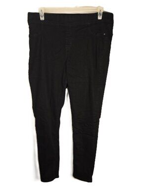 Old Navy Rockstar Jeggings Womens 18L Long Skinny Black Denim Blackjack